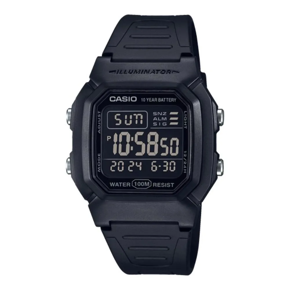 RELOJ CASIO PARA HOMBRE W-800H-1BV - 1