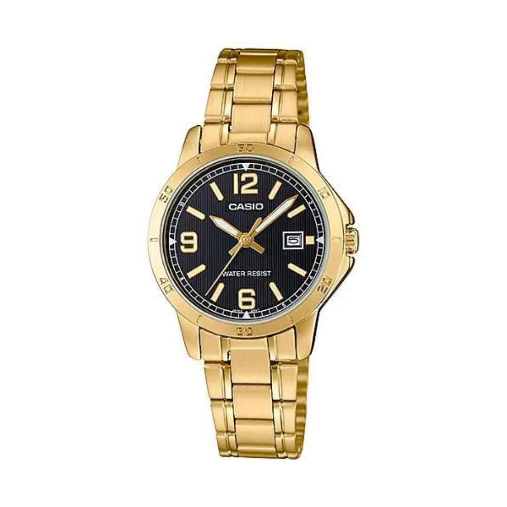 RELOJ CASIO PARA MUJER LTP-V004G-1B - 1