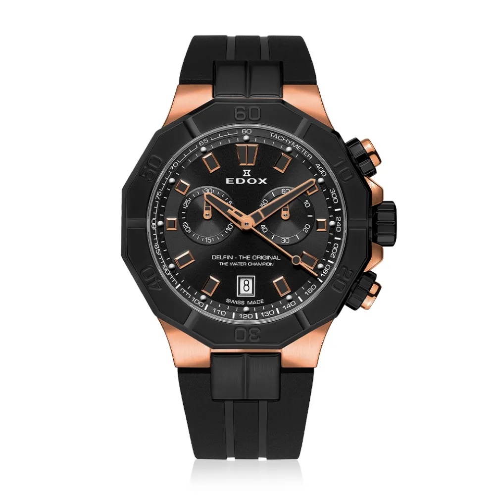 RELOJ EDOX PARA HOMBRE 10113 37RNCA NIR - 1