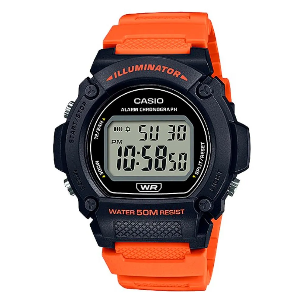RELOJ CASIO PARA HOMBRE W-219H-4A - 1