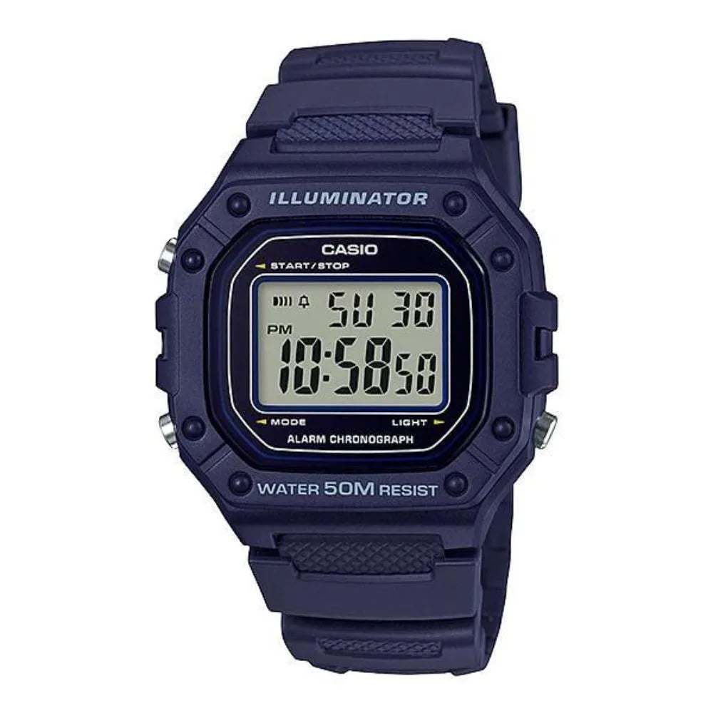 RELOJ CASIO PARA HOMBRE W-218H-2A - 1