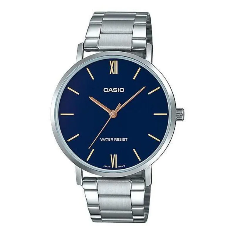 RELOJ CASIO PARA HOMBRE MTP-VT01D-2B - 1