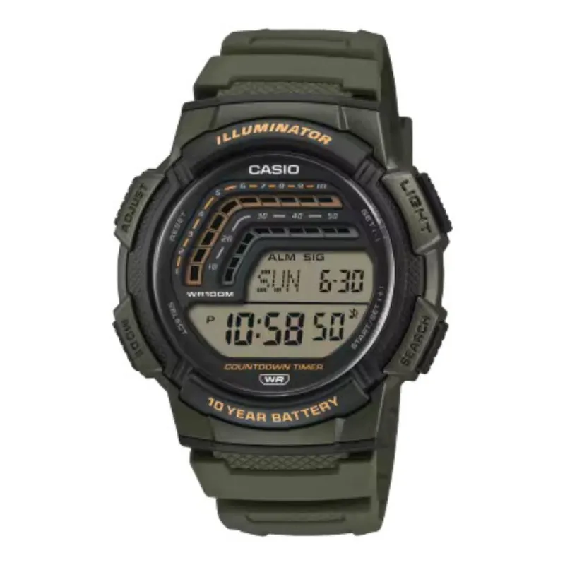 RELOJ CASIO UNISEX WS-1800-3AVDF - 1