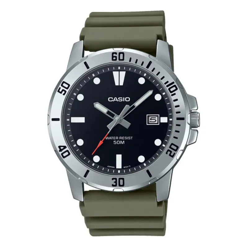RELOJ CASIO PARA HOMBRE MTP-VD01-3EV - 1