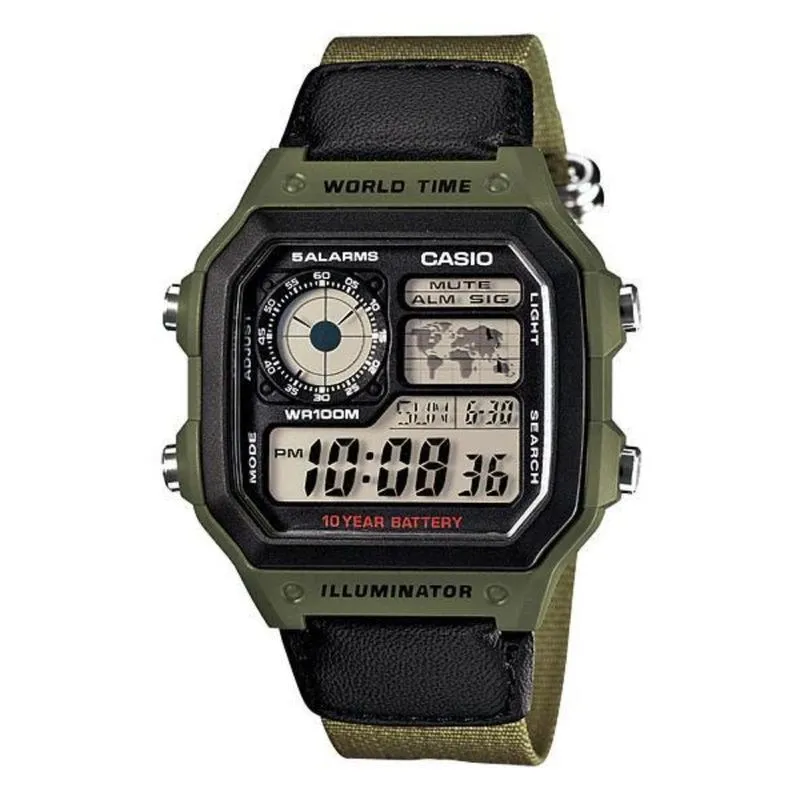 RELOJ CASIO PARA HOMBRE AE-1200WHB-3B - 1