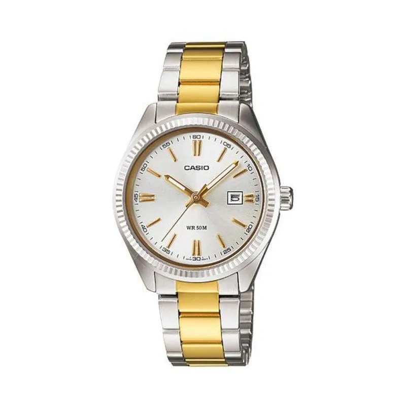RELOJ CASIO PARA MUJER LTP-1302SG-7A - 1