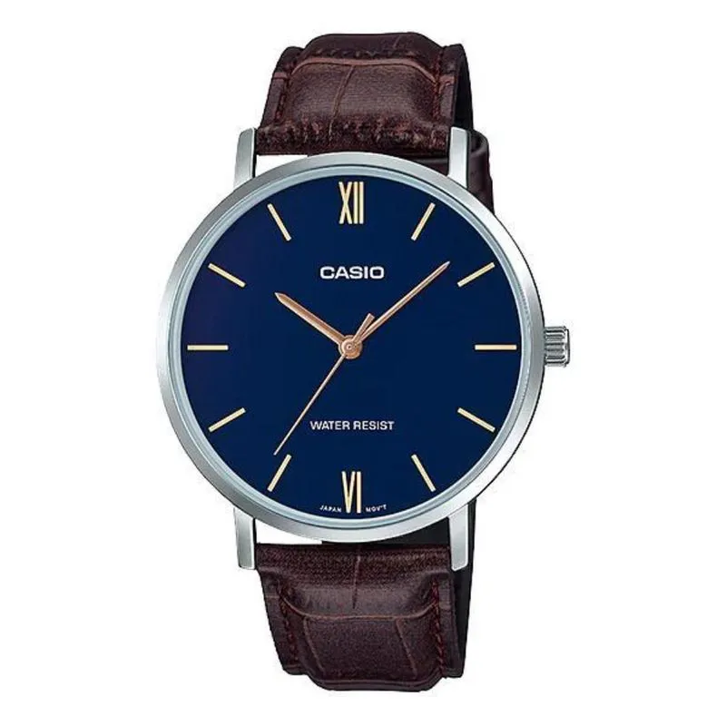RELOJ CASIO PARA HOMBRE MTP-VT01L-2B - 1