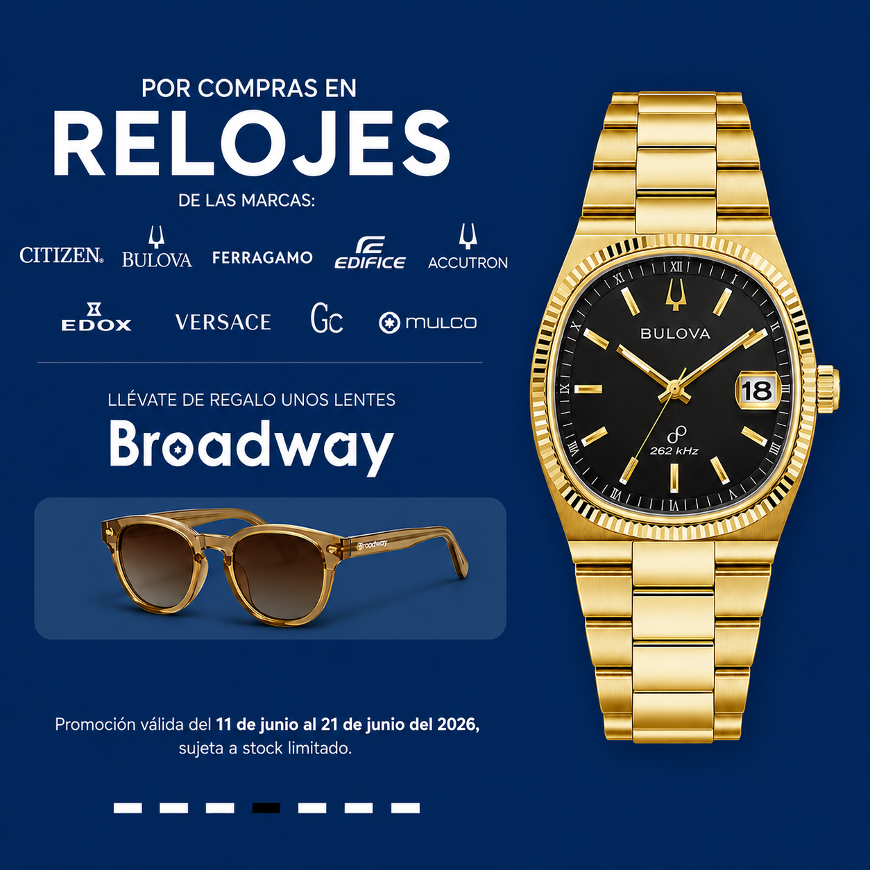 RELOJ BULOVA ANILLO PARA MUJER 97L188 - 4