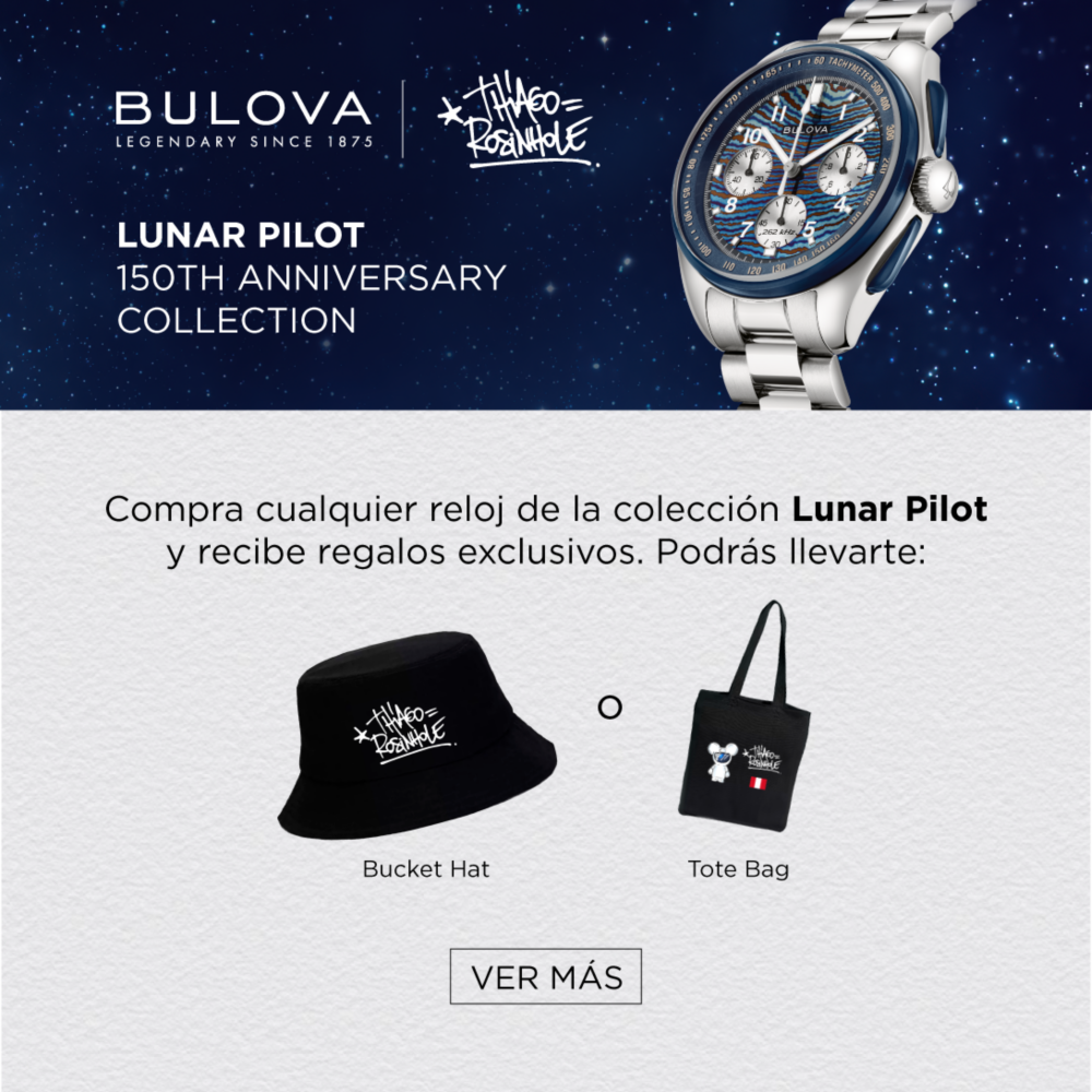 Reloj Bulova Para Hombre Lunar Pilot 96B258 - 2