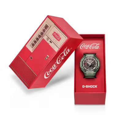 RELOJ G-SHOCK COCA COLA PARA HOMBRE GA-2100CC-3ADR - 2