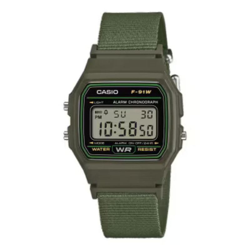 RELOJ CASIO PARA HOMBRE F-91WF-3ADF - 1