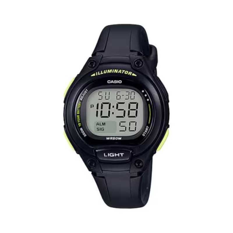 RELOJ CASIO PARA MUJER LW-203-1B - 1