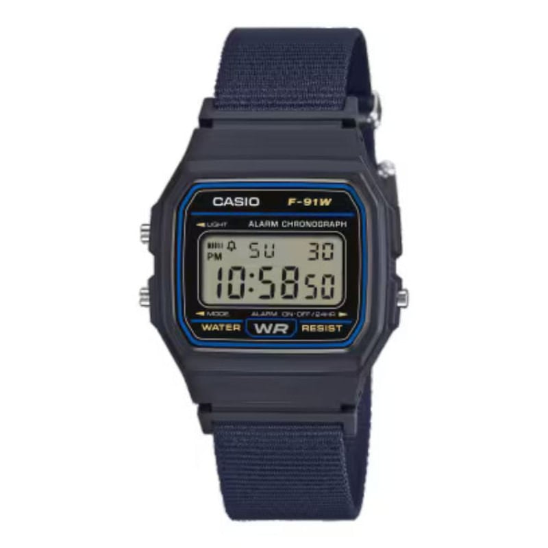 RELOJ CASIO PARA HOMBRE F-91WF-2ADF - 1