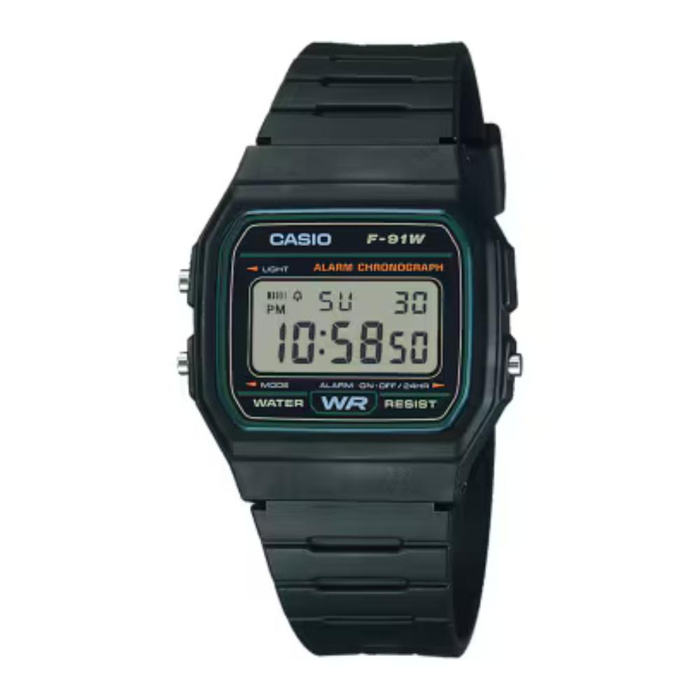 RELOJ CASIO UNISEX F-91W-3HDG - 1
