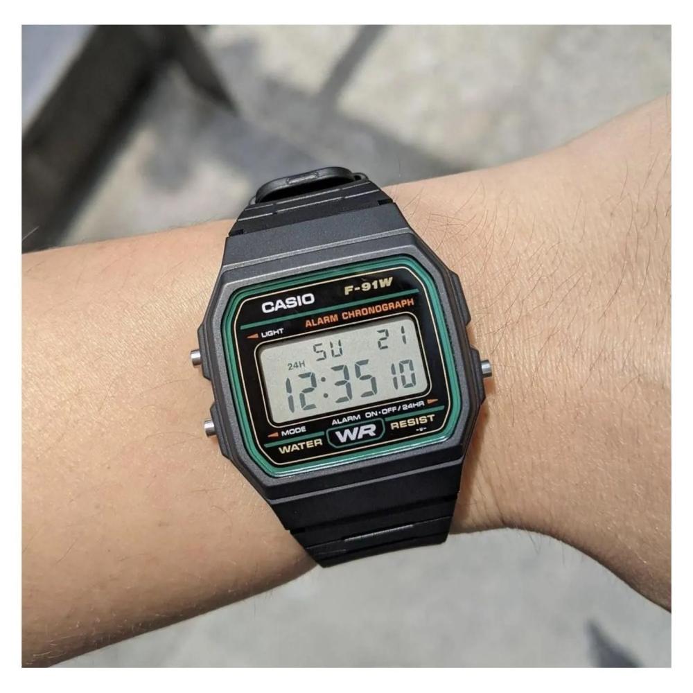 RELOJ CASIO UNISEX F-91W-3HDG - 2