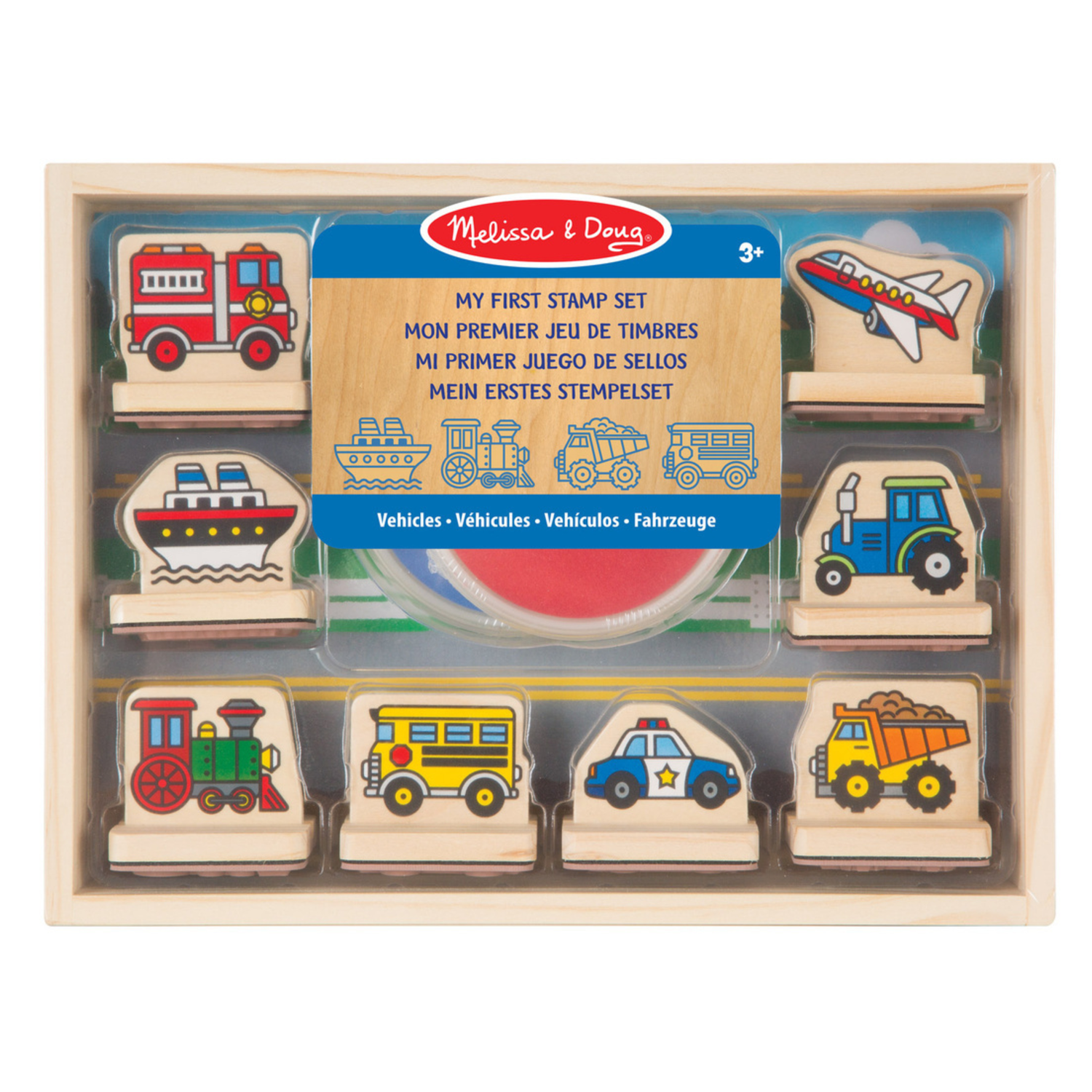 JUEGO MESA MELISSA & DOUG SELLOS VEHÍCULOS - 4