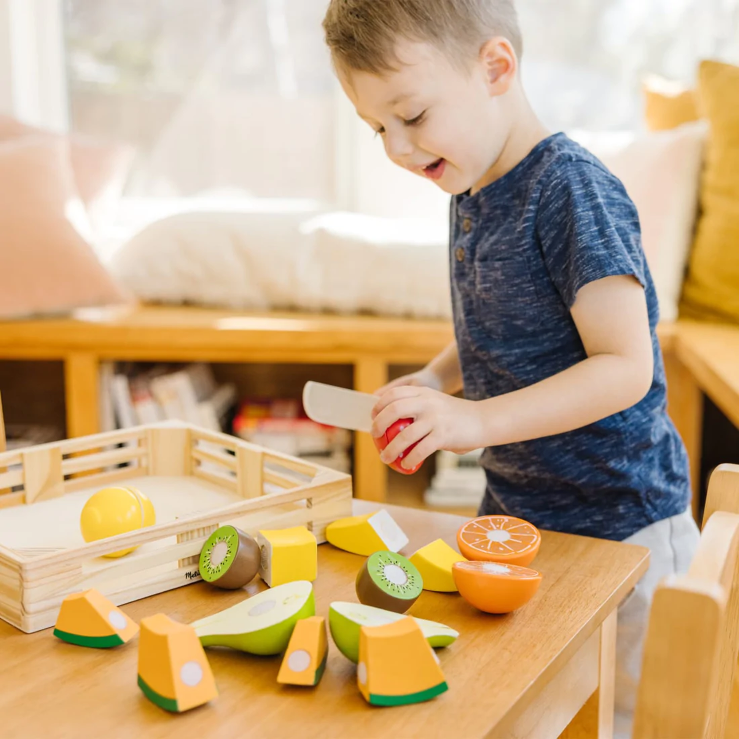 JUEGO MESA MELISSA & DOUG FRUTAS PARA CORTAR - 6