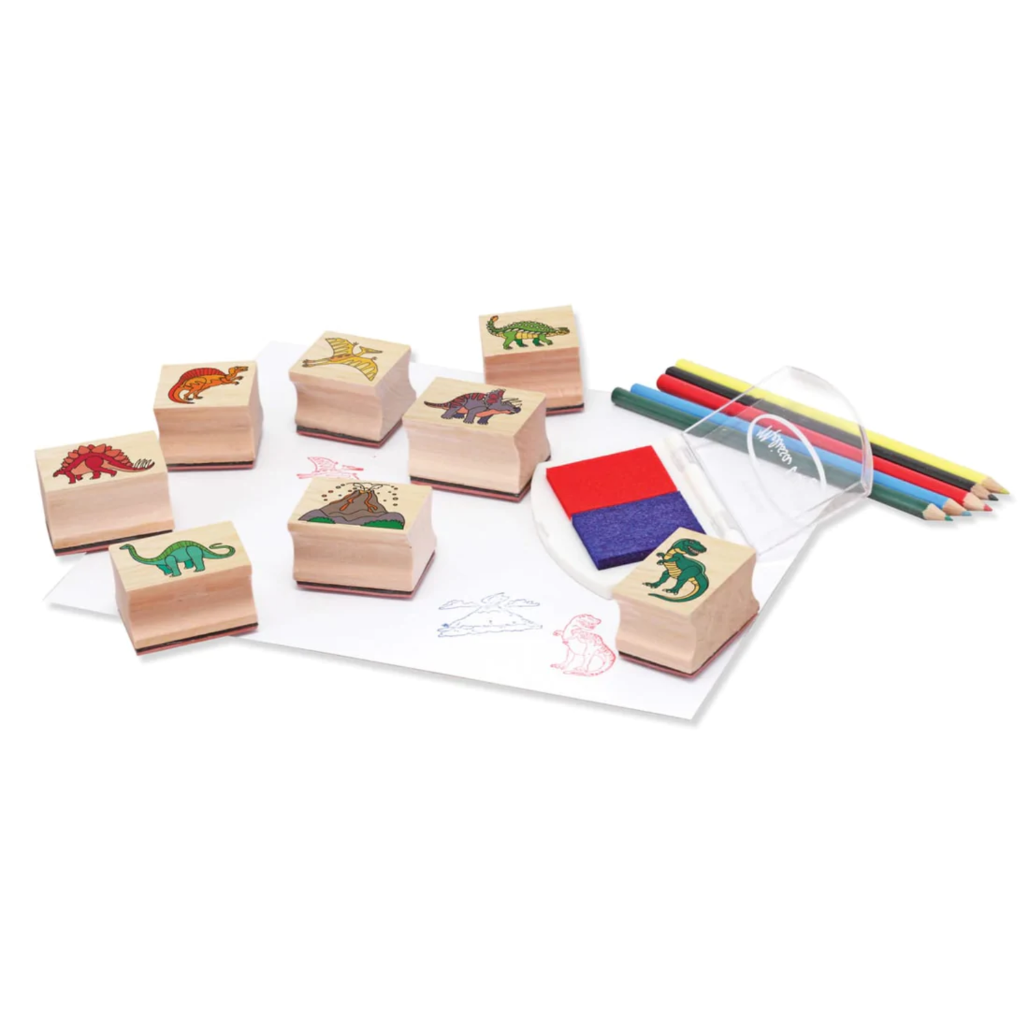 JUEGO MESA MELISSA & DOUG SELLOS DINOSAURIO - 2
