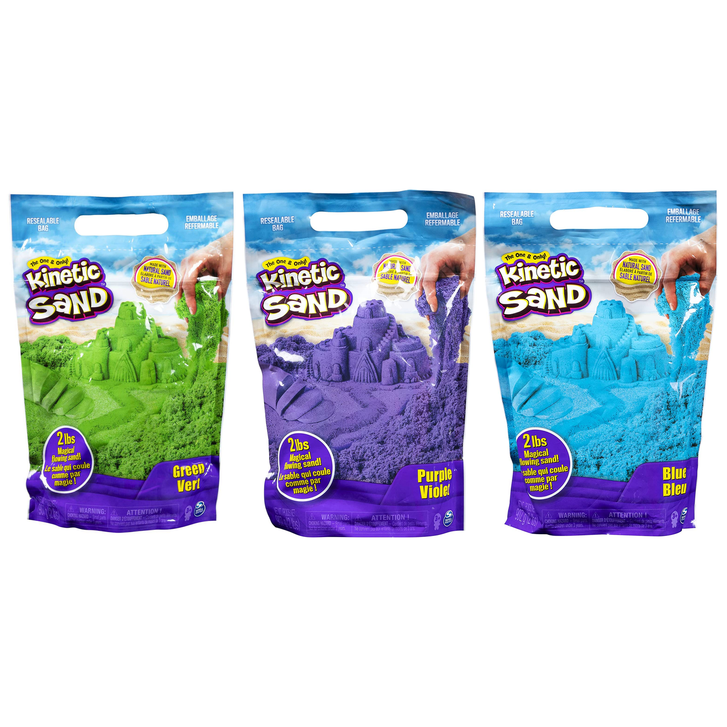 KINETIC SAND BOLSA 900 GRS. ARENA DE COLORES - 1