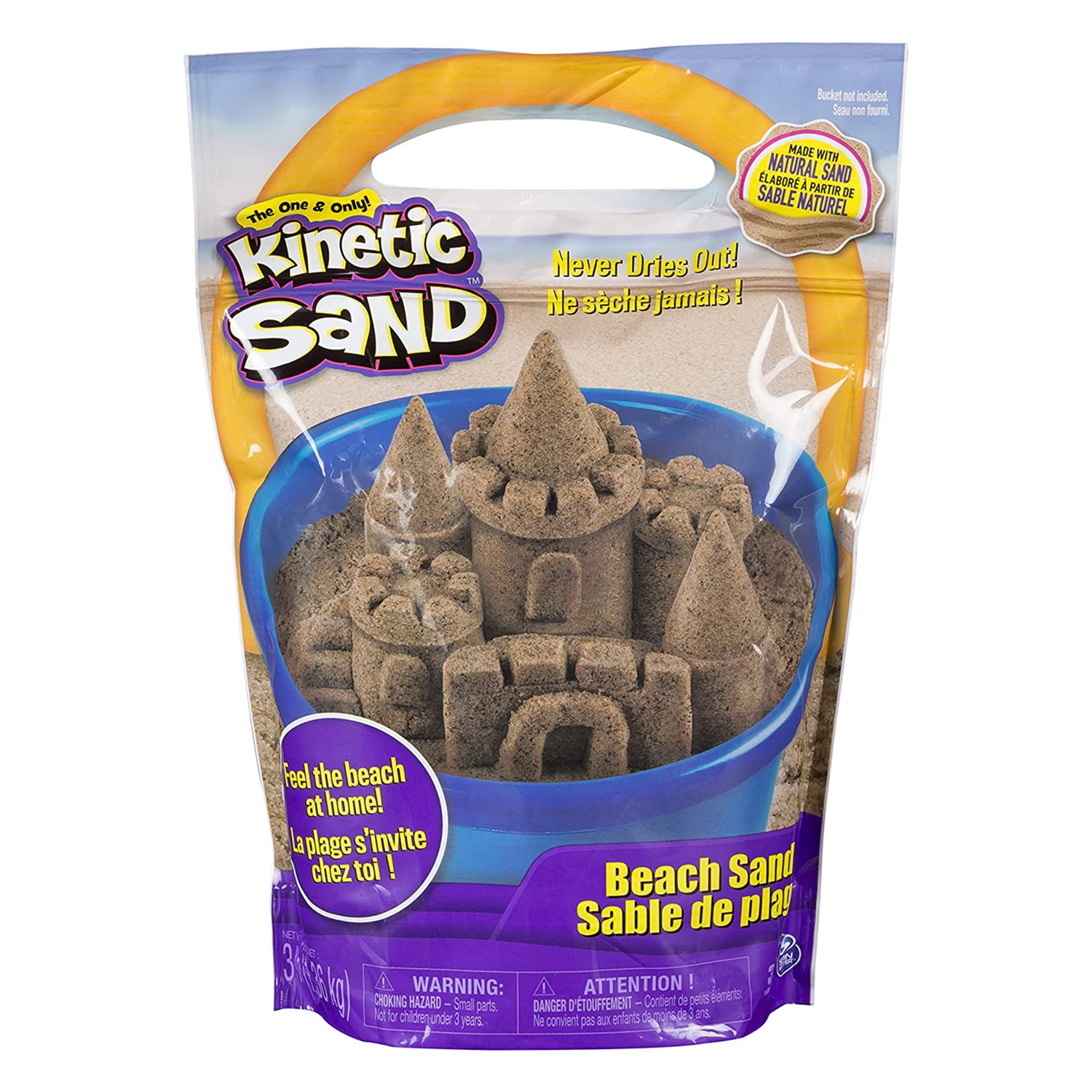 ARENA MÁGICA KINETIC SAND BOLSA 1.3 KG ARENA DE PLAYA - 1
