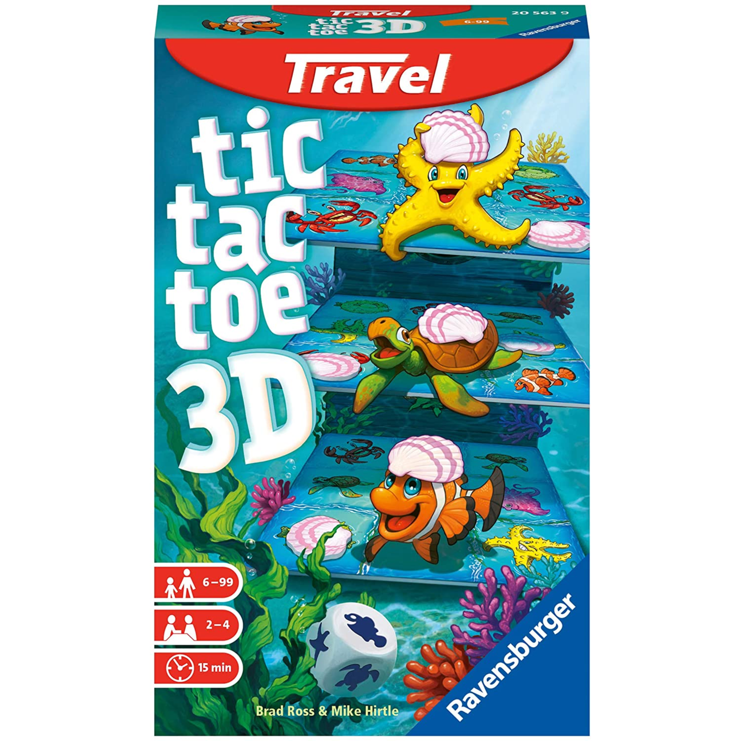 JUEGO MESA RAVENSBURGER TIC TAC TOE 3D TRAVEL SIZE - 2