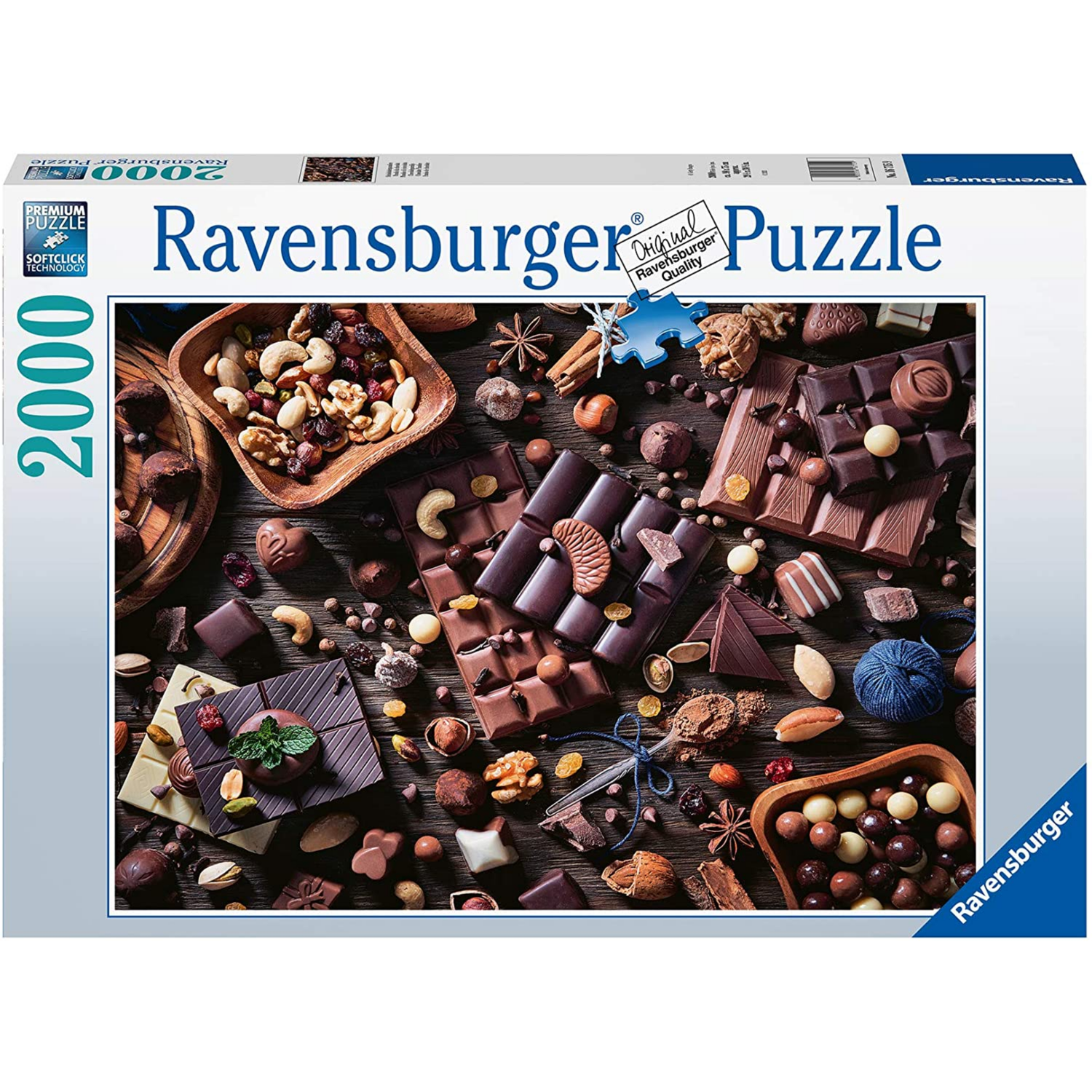 ROMPECABEZAS RAVENSBURGER 2000 PZ PARAÍSO DE CHOCOLATES - 1