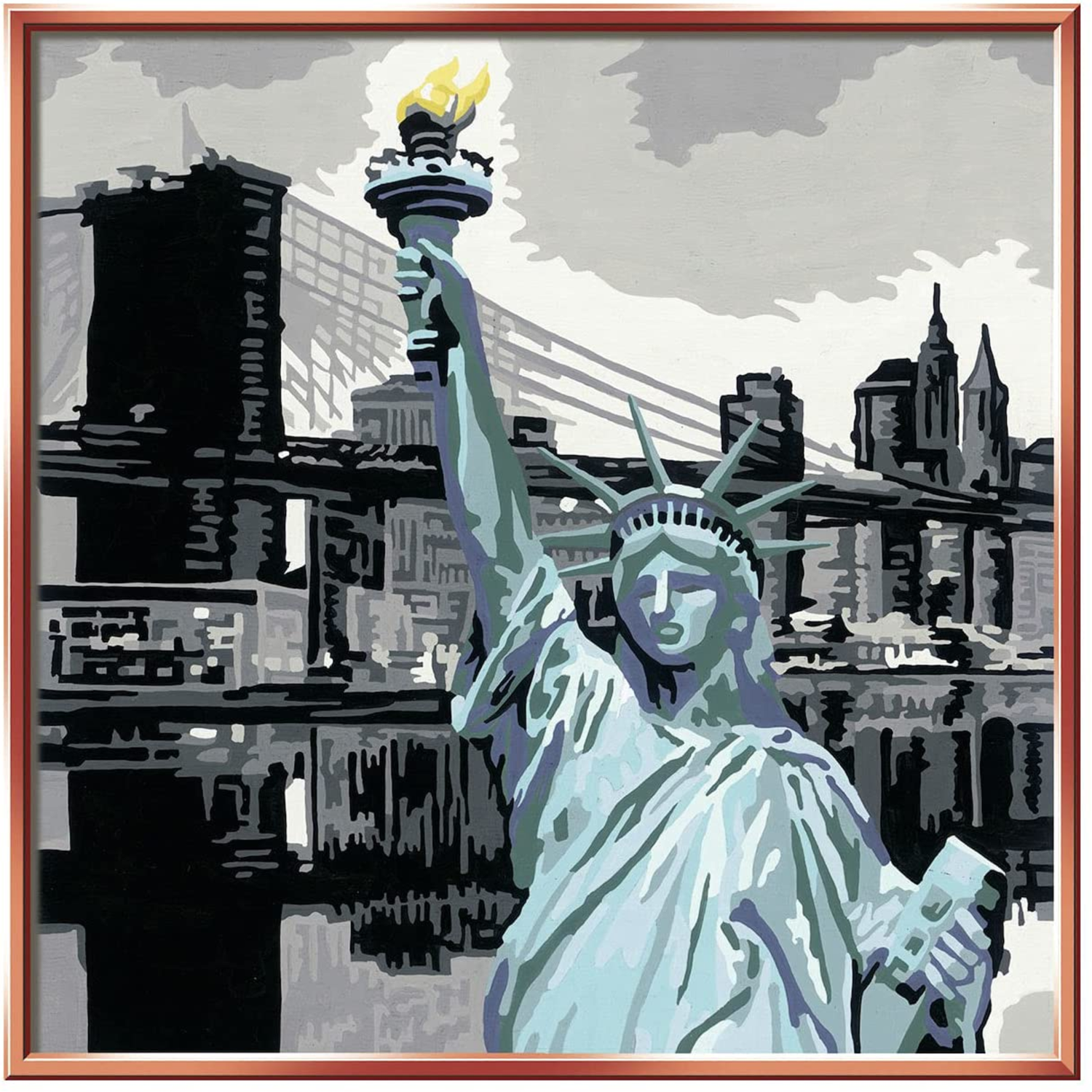 LIENZO RAVENSBURGER PINTA POR NÚMEROS NUEVA YORK - 1