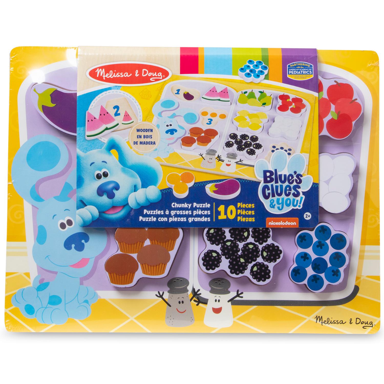 ROMPECABEZAS MELISSA & DOUG CHUNKY LAS PISTAS DE BLUE - ALIMENTOS - 1