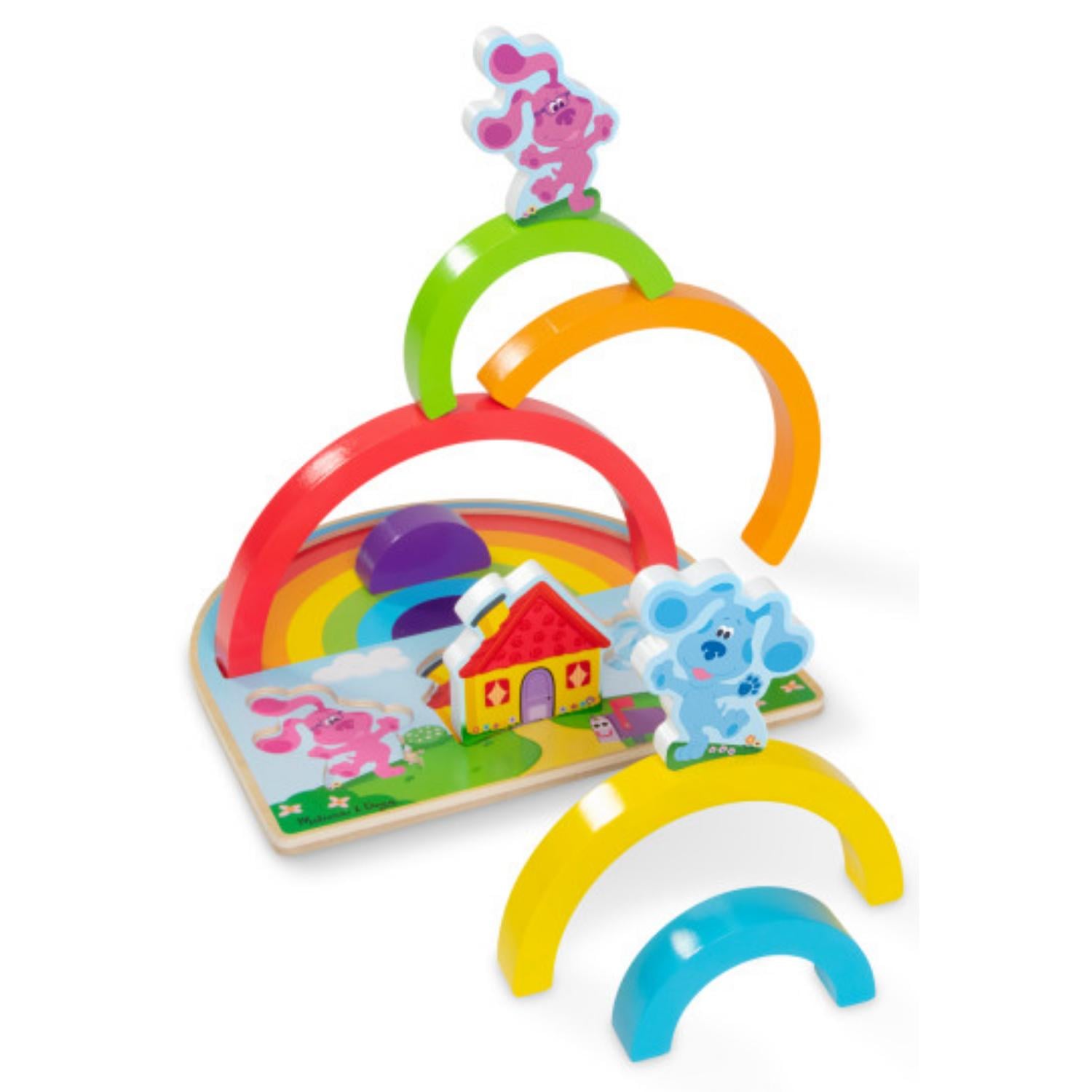 ARCOIRIS APILABLE DE MADERA LAS PISTAS DE BLUE - 1