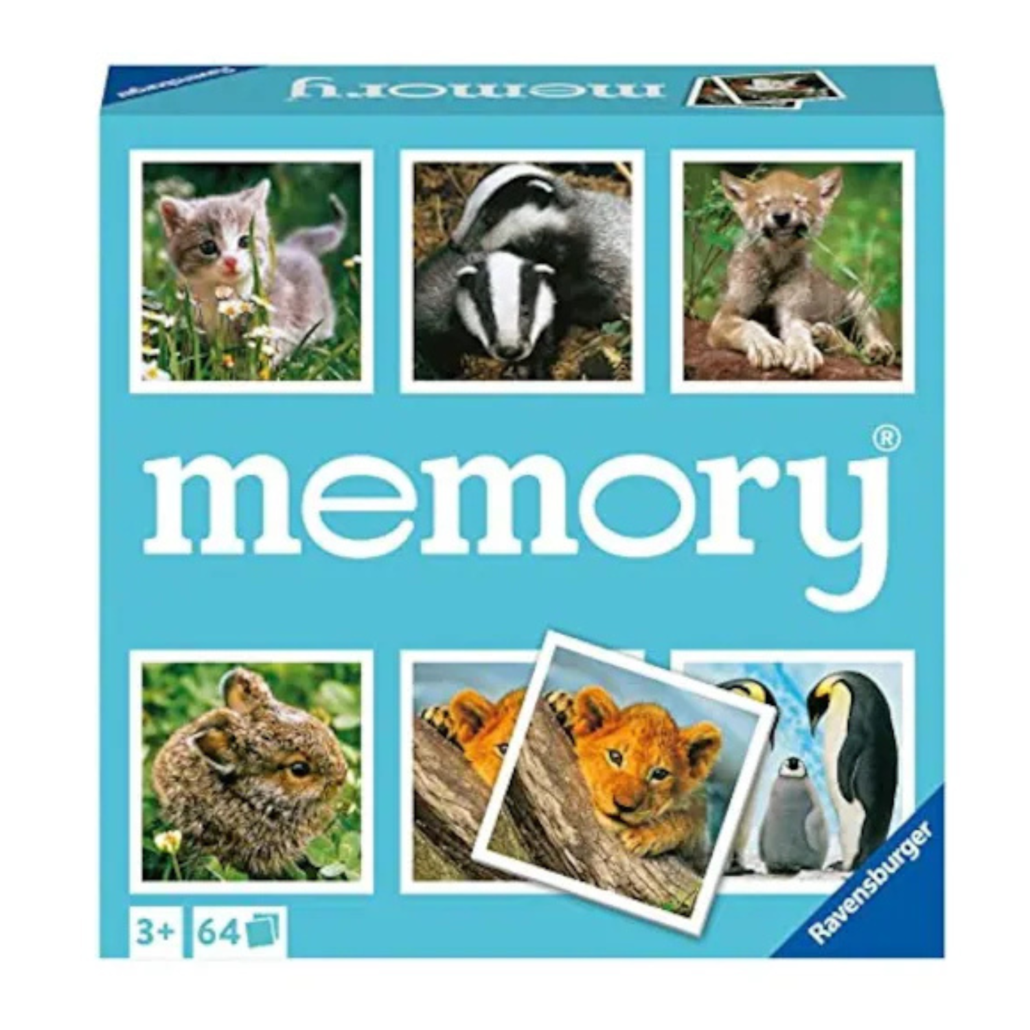JUEGO MEMORIA ANIMALES BEBÉS - 2