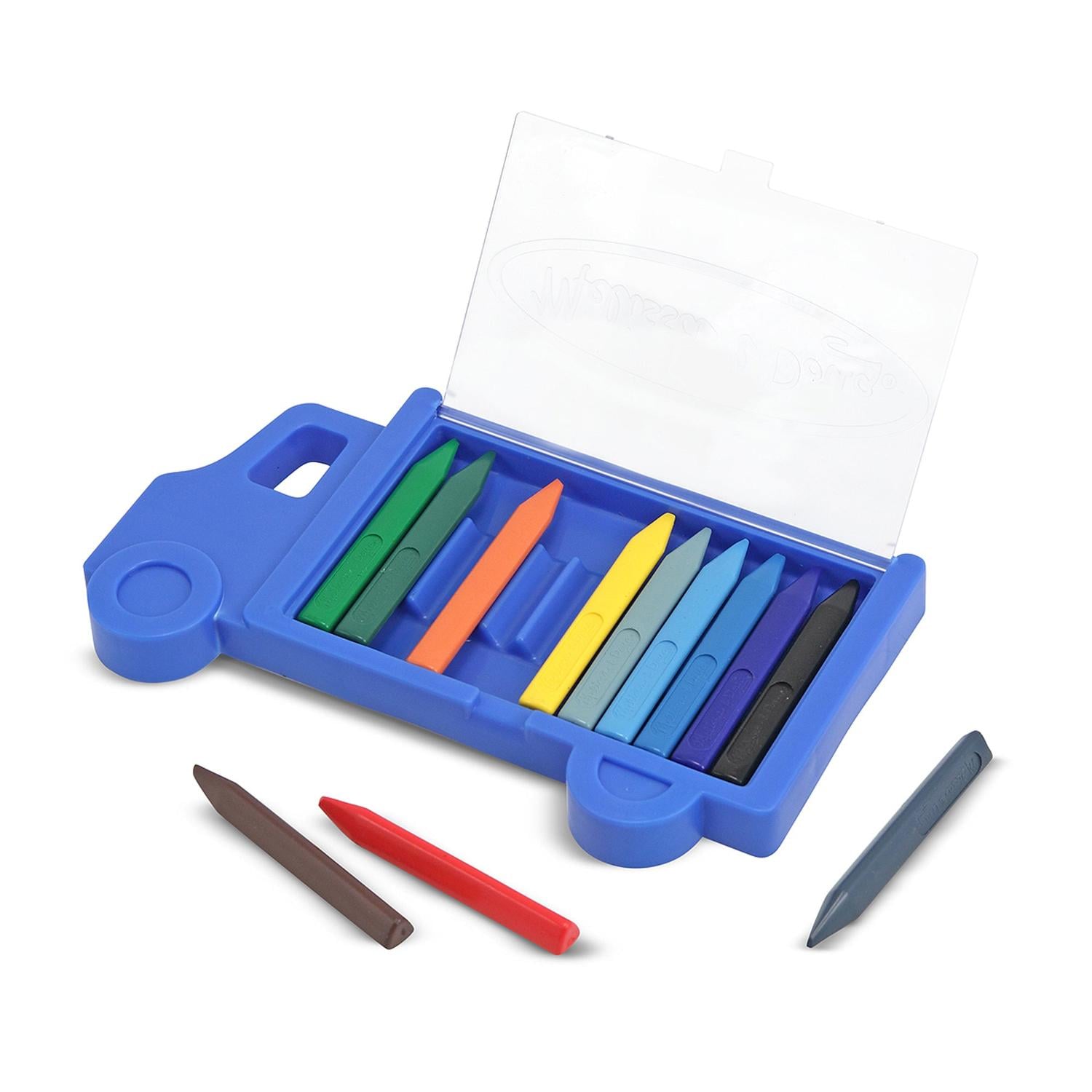 SET MELISSA & DOUG DE CRAYONES DE CERA CAMIÓN 12 UNIDADES - 1