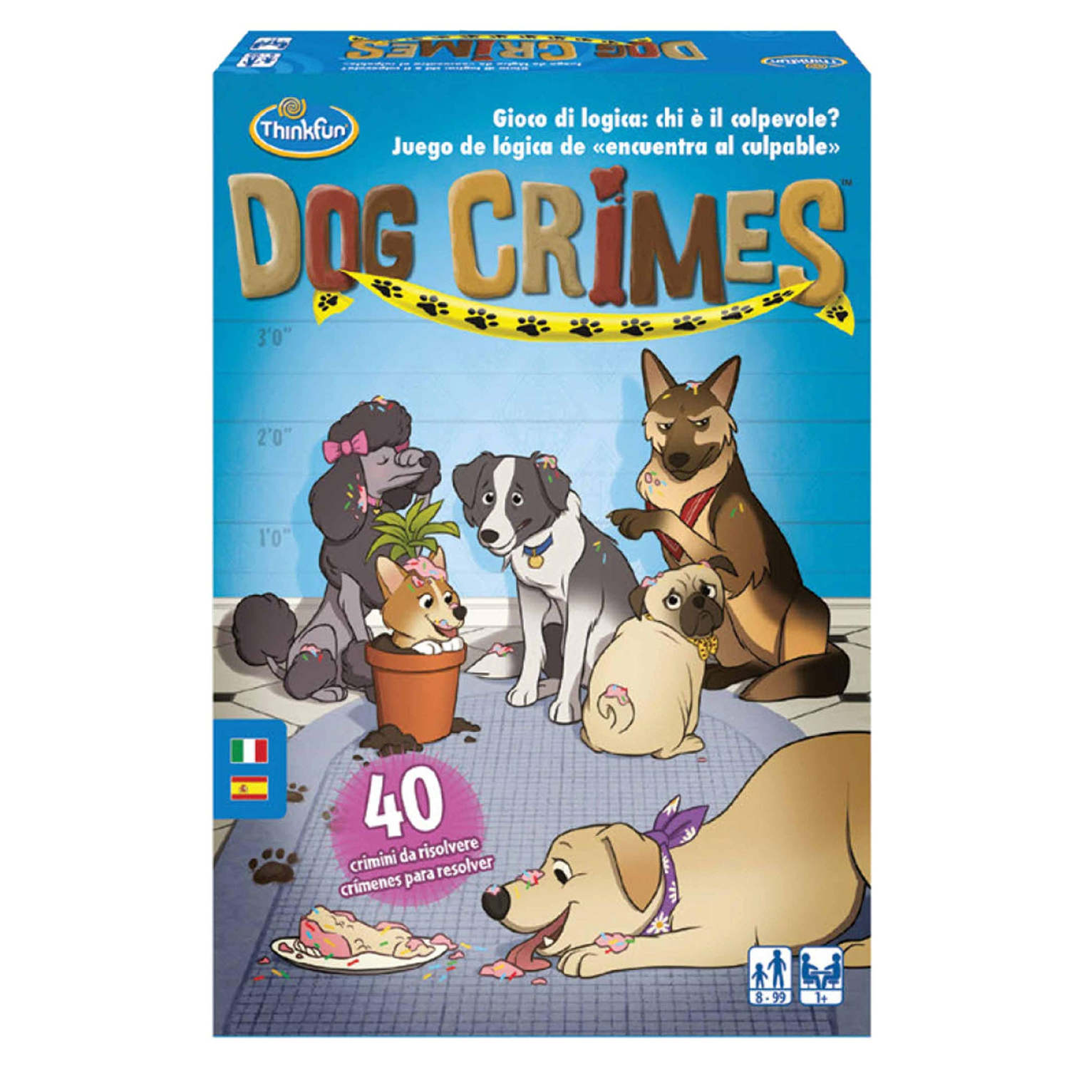 JUEGO MESA THINKFUN DE LÓGICA DOG CRIMES 'QUIÉN ES EL PERRO CULPABLE?' - 1