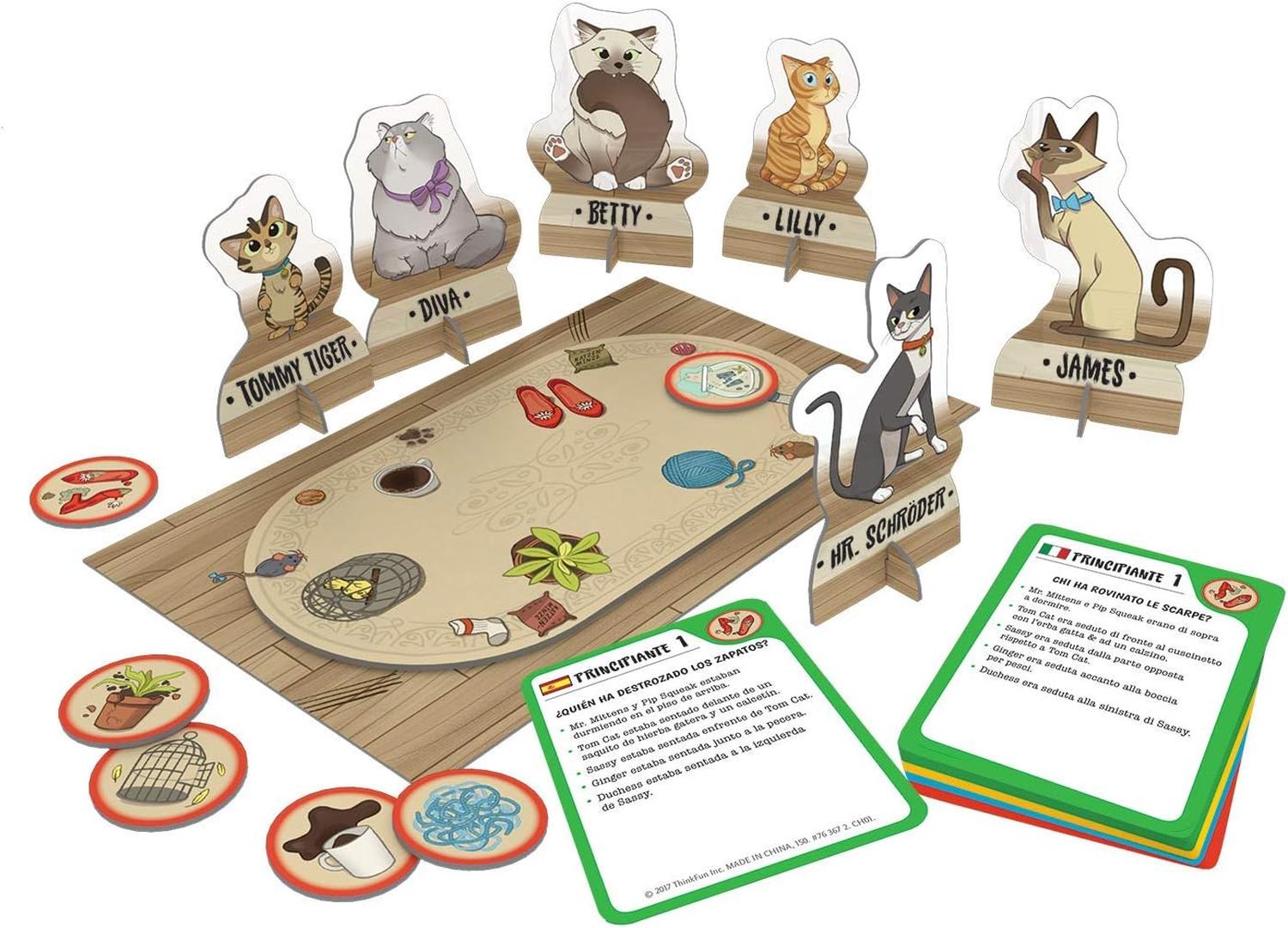 JUEGO DE LÓGICA CAT CRIMES QUIÉN ES EL GATO CULPABLE? EN ESPAÑOL - 2