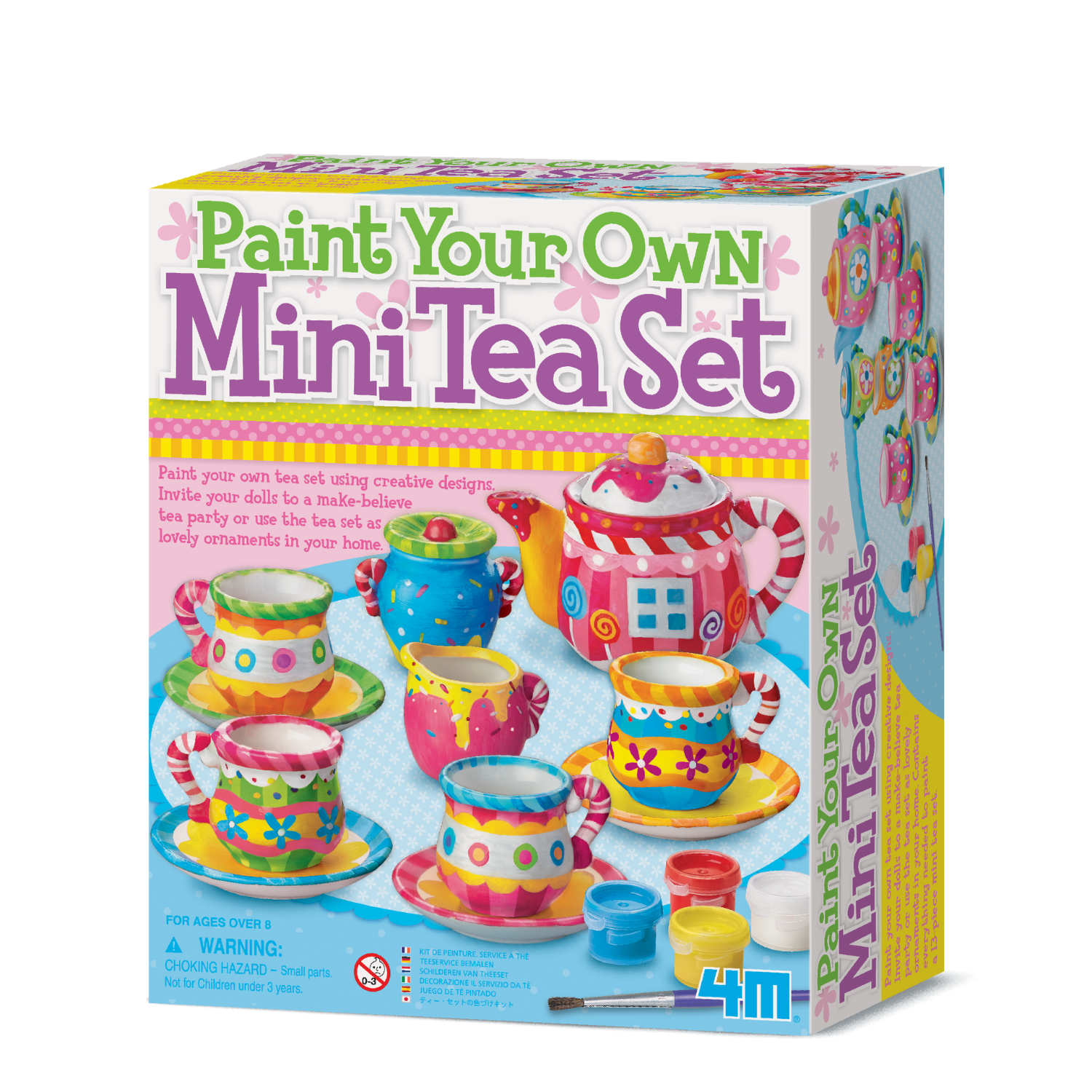 SET 4M PINTA Y DECORA MINI DE TAZAS DE TÉ - 1