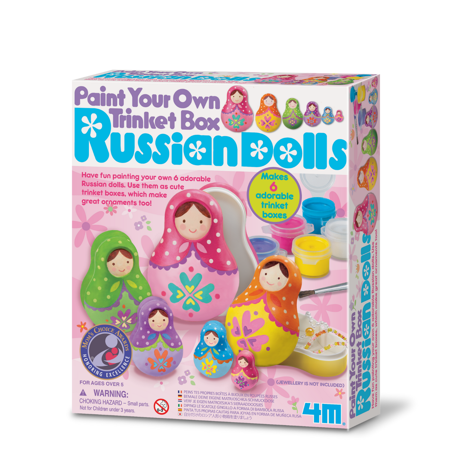 SET 4M PINTA Y DECORA MUÑECAS RUSAS MATRIOSHKAS - 1