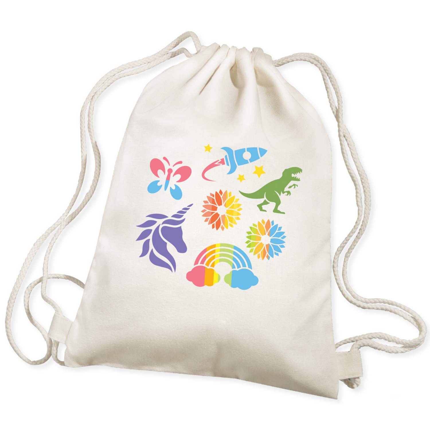 SET 4M DECORA UN MOCHILA CON PLANTILLAS - 2
