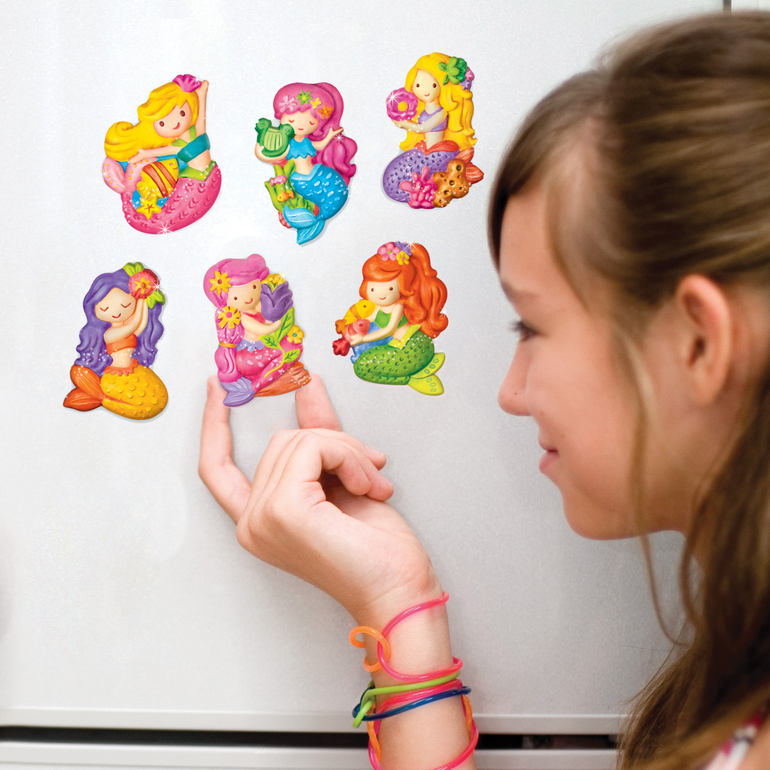 JUEGO DE ARTE 4M MOLDEA Y PINTA FIGURAS MODELO SIRENAS DIY - 2