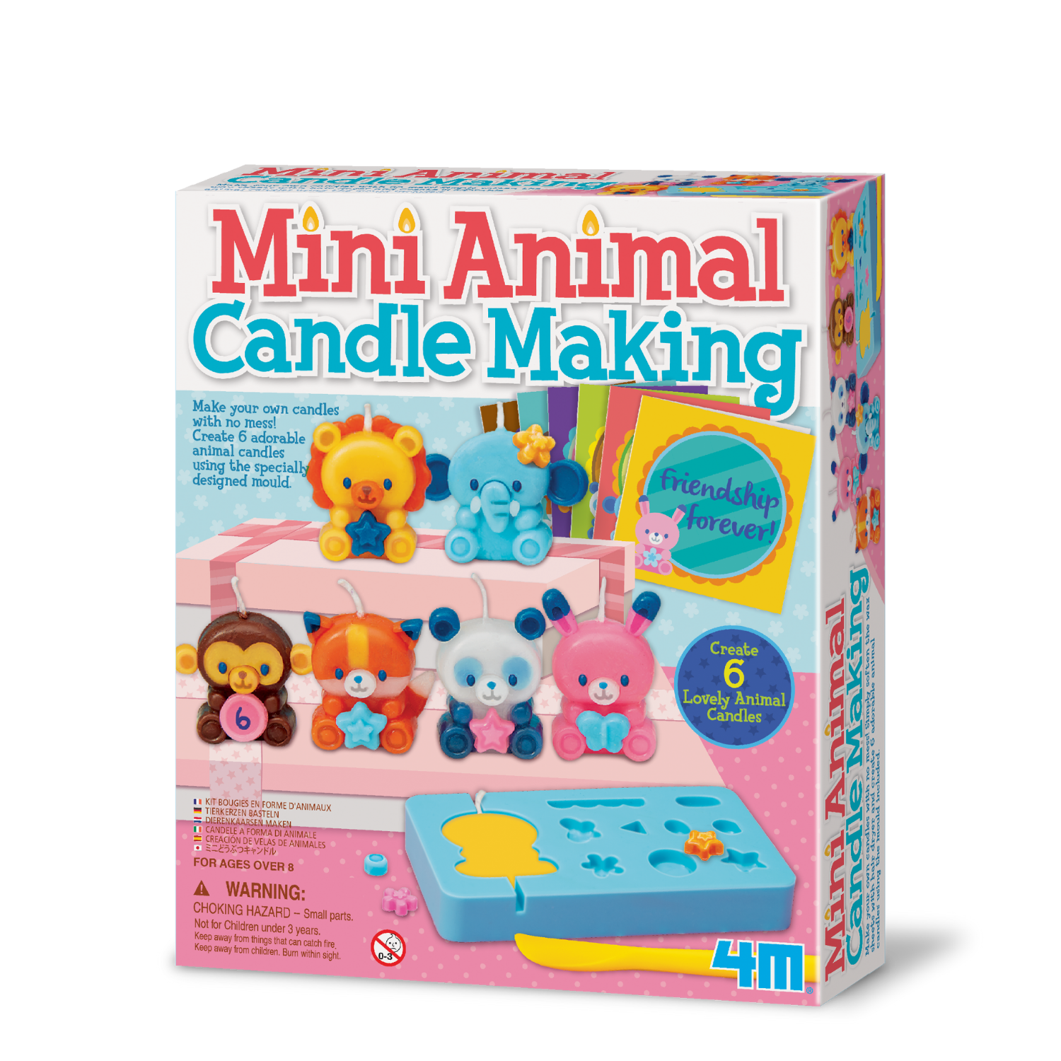 SET 4M CREA MINI VELAS MODELO ANIMALES DIY - 1