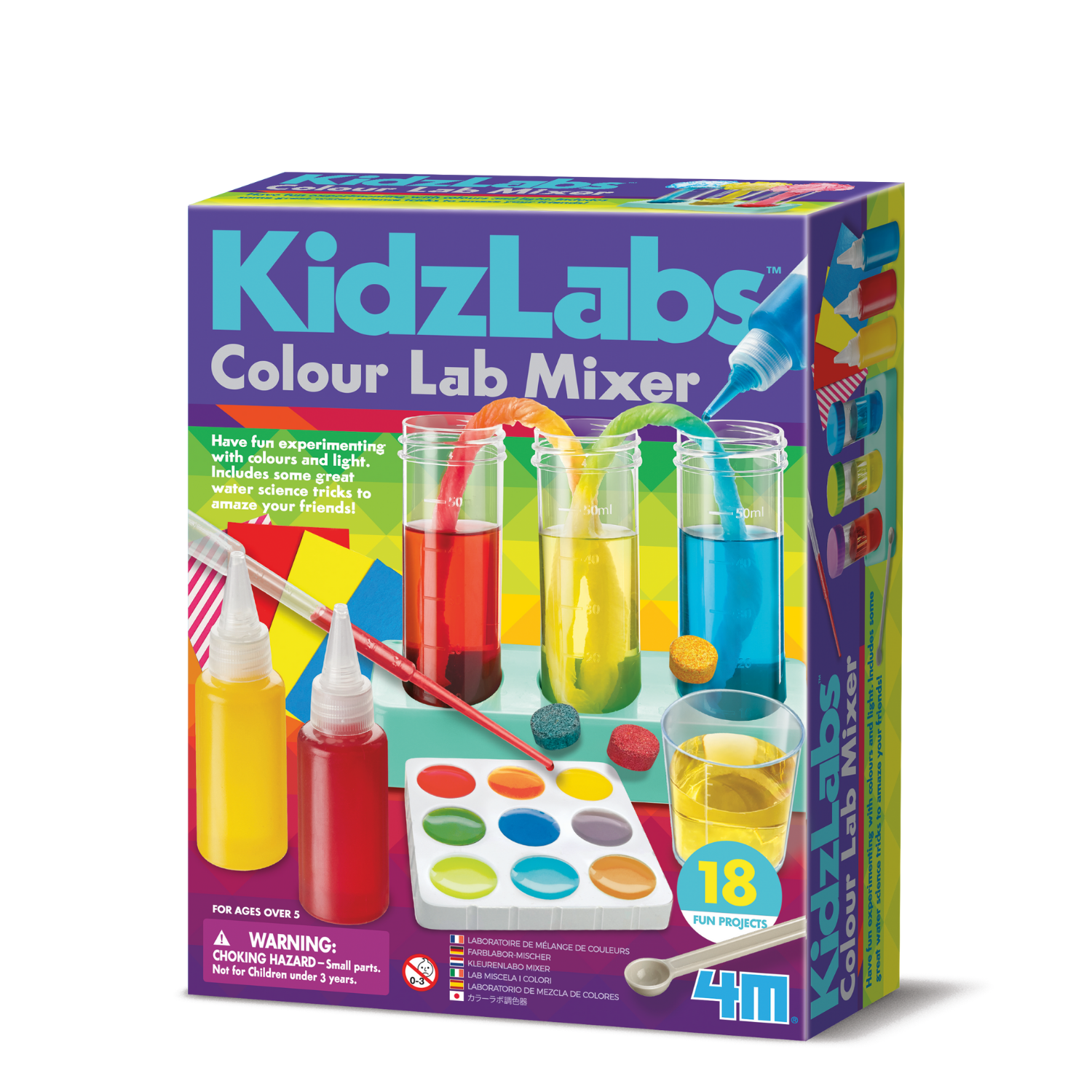 SET DE CIENCIA Y EXPERIMENTO MEZCLADOR LABORATORIO DE COLORES - 1