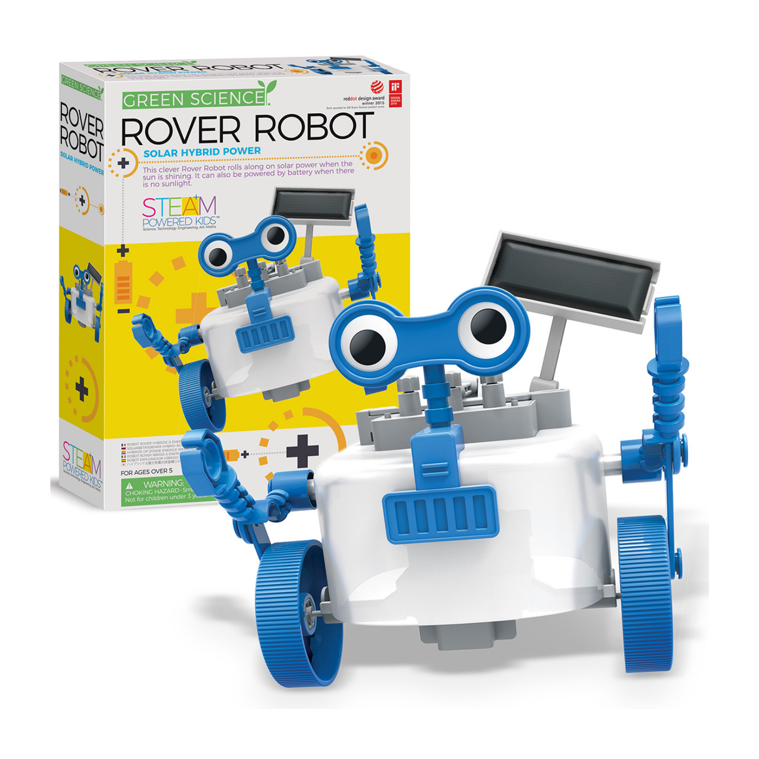 SET DE ROBÓTICA ARMA UN ROBOT ASTROMÓVIL SOLAR - 1