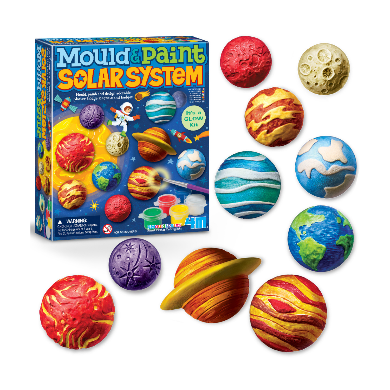 MOLDEA Y PINTA FIGURAS MODELO SISTEMA SOLAR DIY - 1