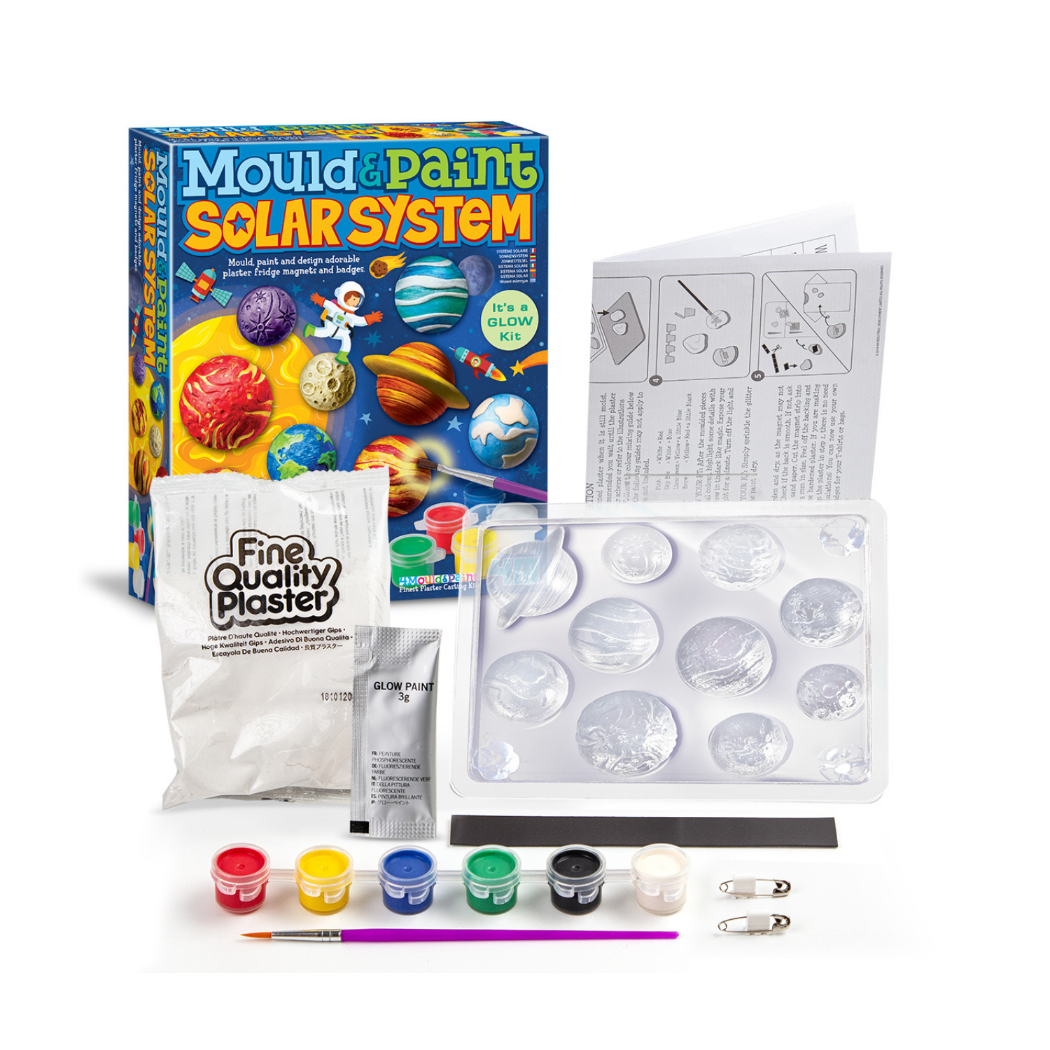 MOLDEA Y PINTA FIGURAS MODELO SISTEMA SOLAR DIY - 2