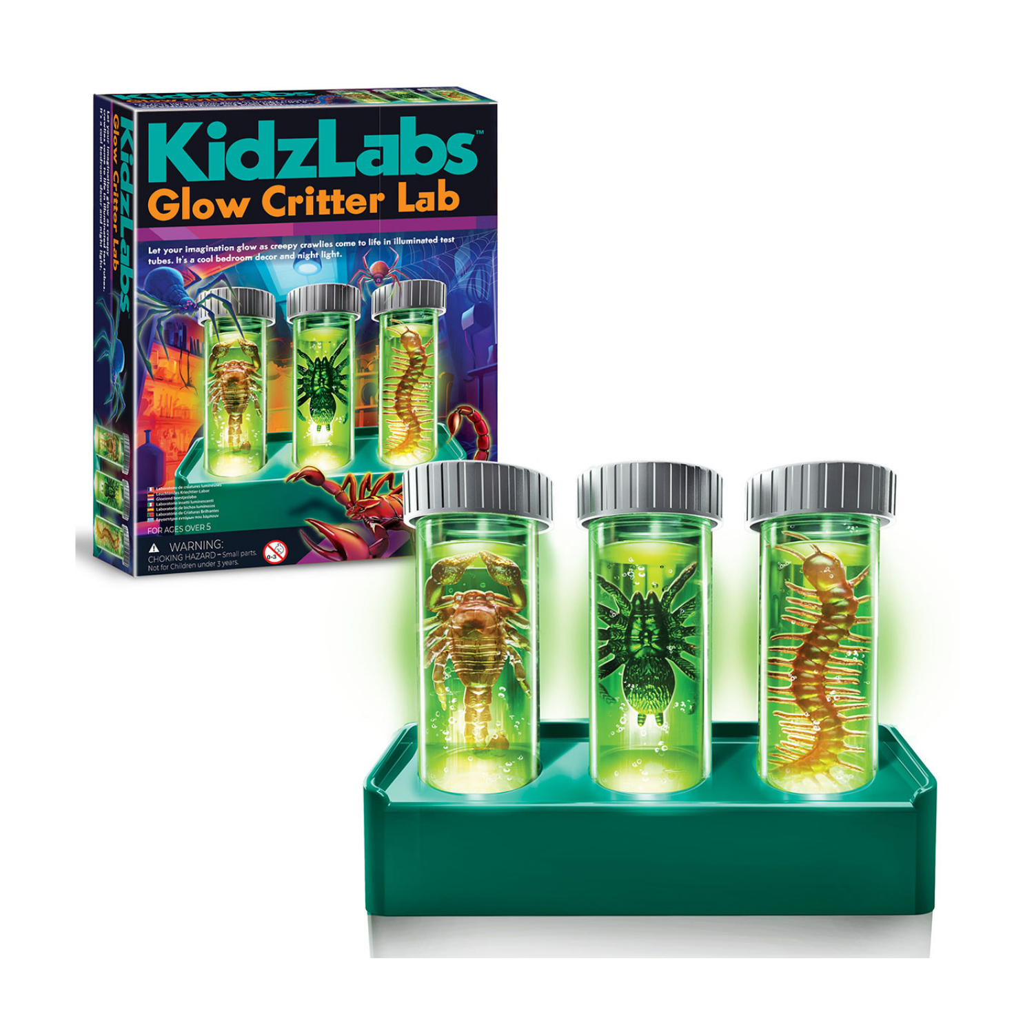 SET DE CIENCIA Y EXPERIMENTO CREA UN LABORATORIO PARA CRIATURAS BRILLANTES - 1