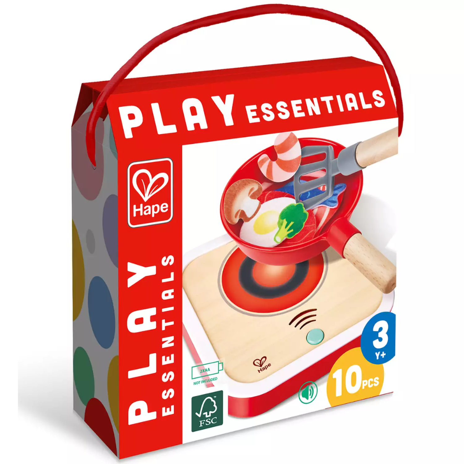 HORNILLA DE COCINA INTERACTIVA DE MADERA CON SONIDO PLAY ESSENTIALS - 6