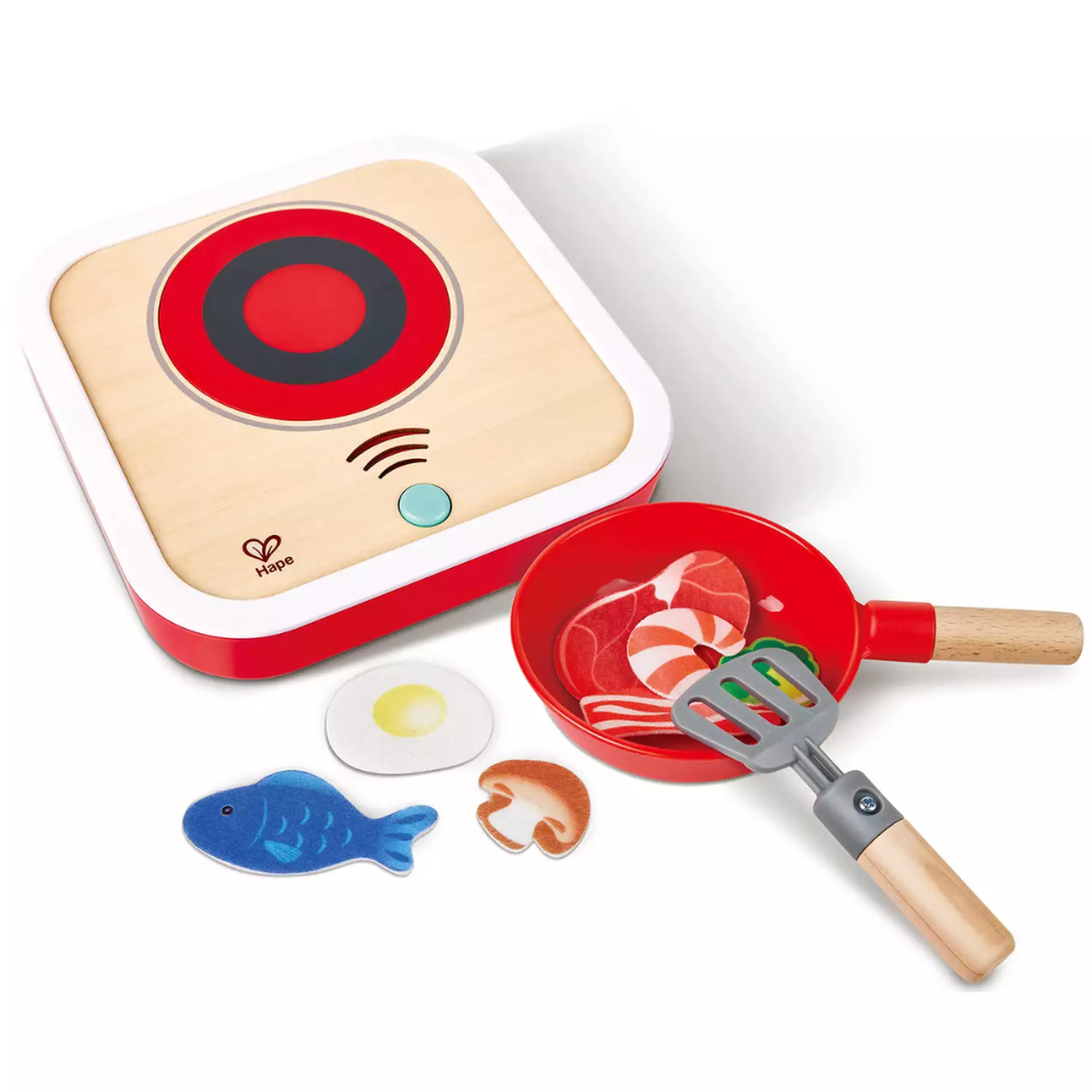 HORNILLA DE COCINA INTERACTIVA DE MADERA CON SONIDO PLAY ESSENTIALS - 7