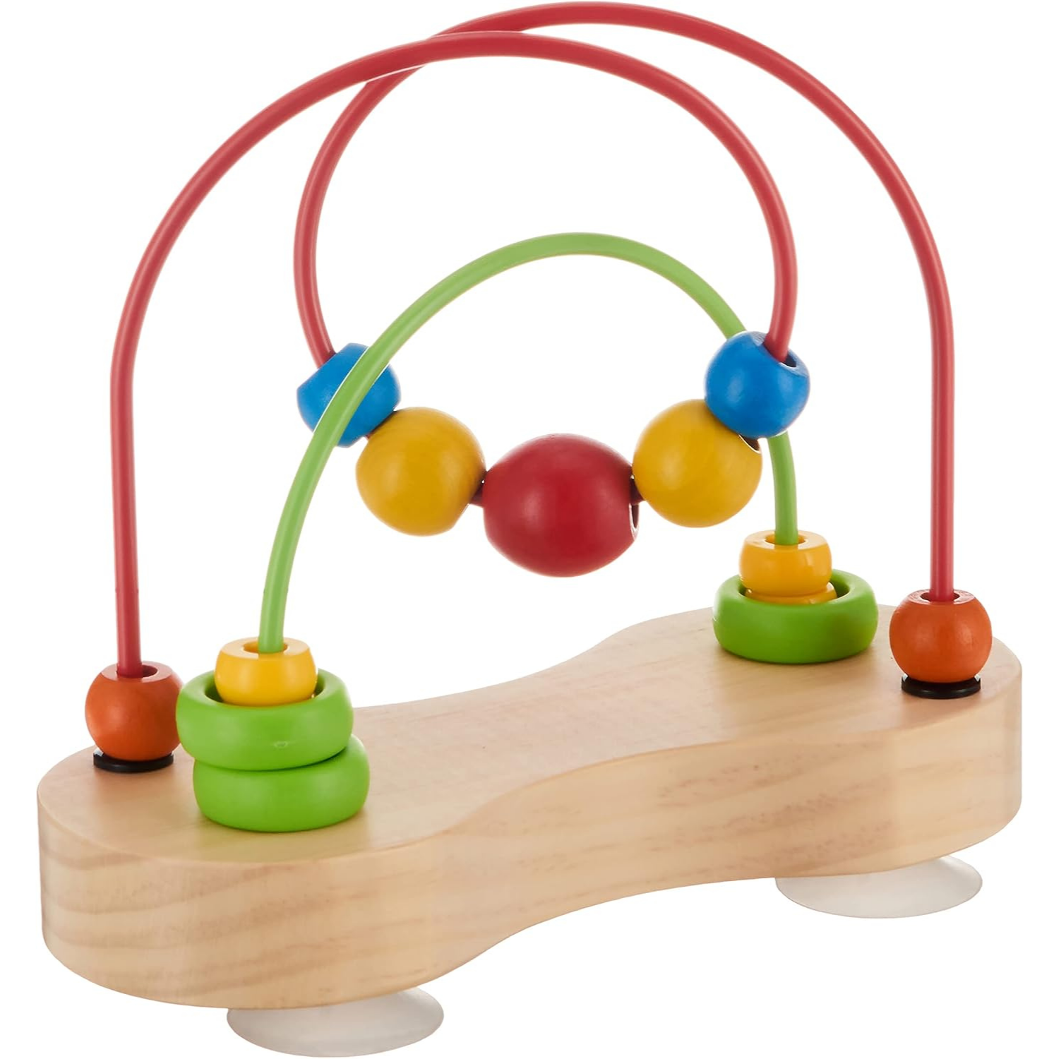 LABERINTO ANTIDESLIZANTE CON CUENTAS DE MADERA PEQUEÑO - 1