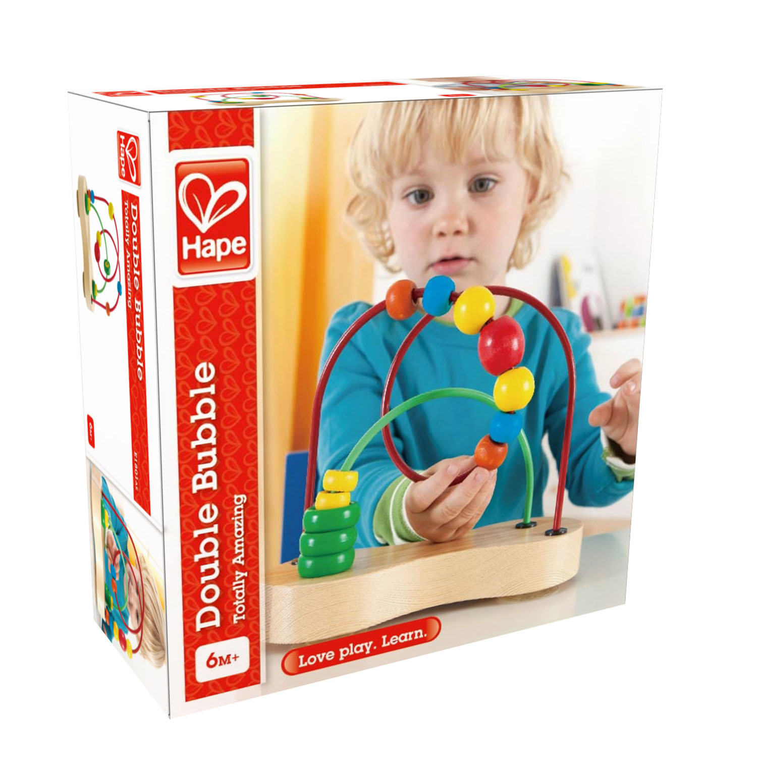 LABERINTO ANTIDESLIZANTE CON CUENTAS DE MADERA PEQUEÑO - 2