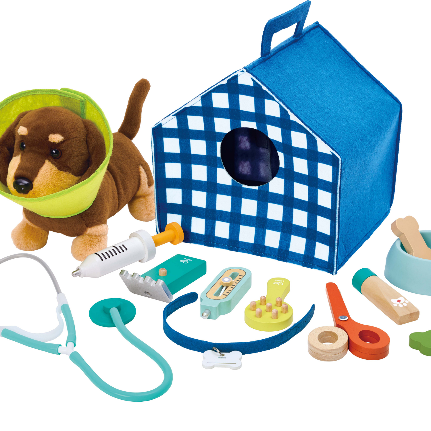 SET DE VETERINARIO CON PERRITO Y ACCESORIOS 16 PIEZAS - 1