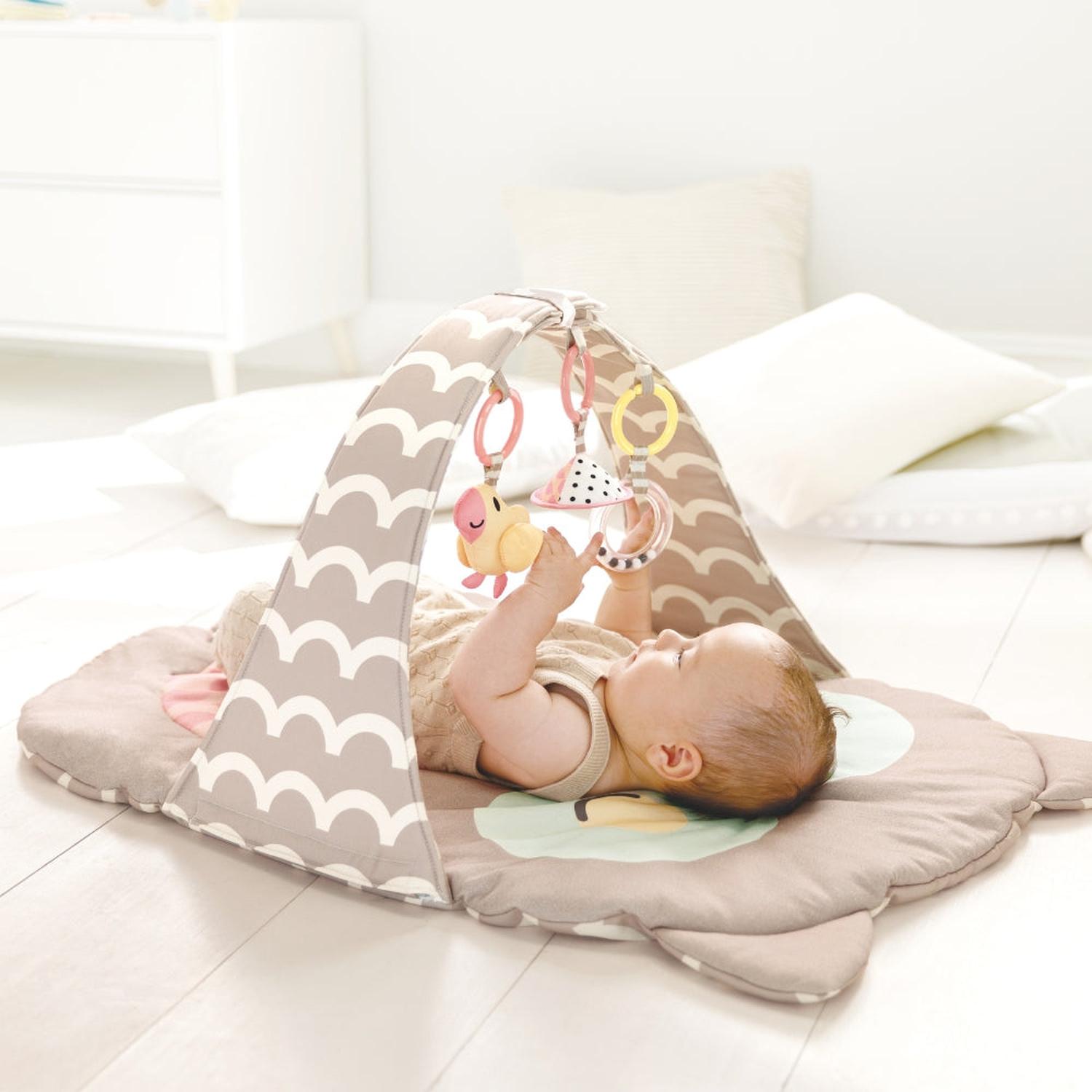 GIMNASIO SUAVE PARA BEBÉS PORTÁTIL MODELO BÚHO - 4