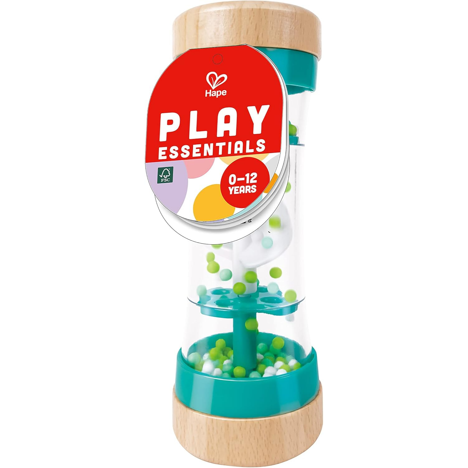 PALO DE LLUVIA DE MADERA PLAY ESSENTIALS - COLOR ALEATORIO - 1